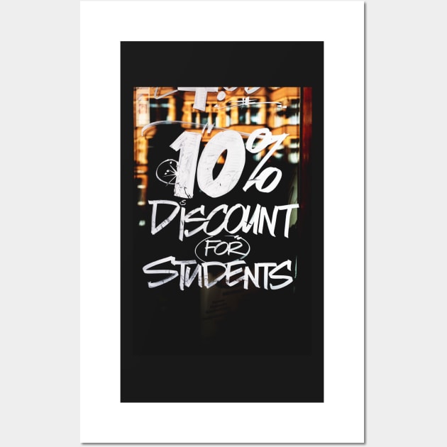 10% Discount for students Wall Art by mooonthemoon